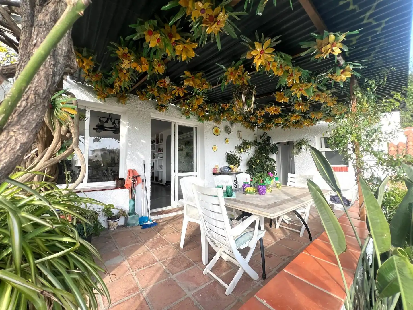 Terrace of Houses for rent in Mijas  with Private garden, Terrace and Swimming Pool