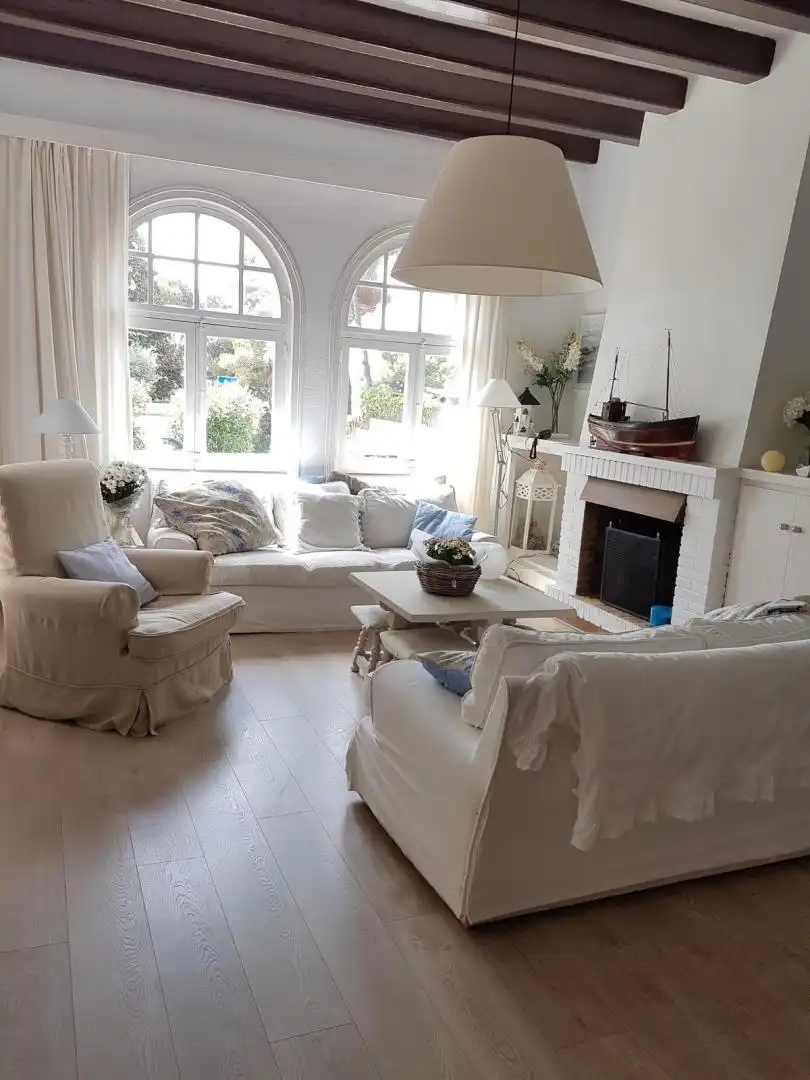 Sala de estar de Casa o chalet de alquiler en Castell d'Aro, Platja d'Aro i s'Agaró con Calefacción y Jardín privado