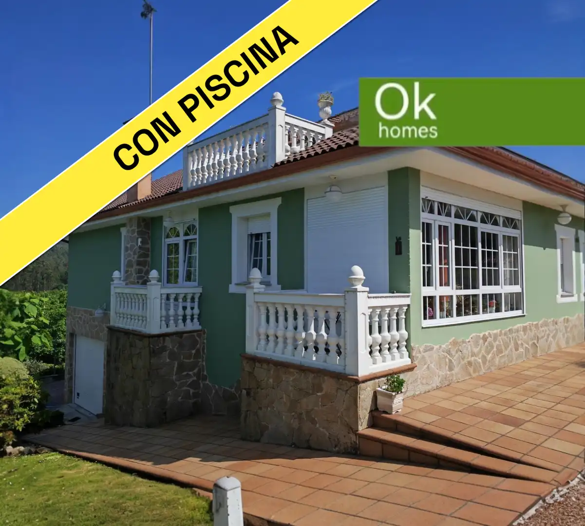 Chalet con terraza en venta en Coirós
