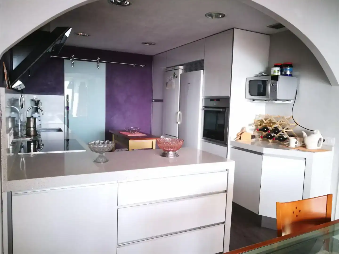 Cuina de Pis en venda en Malpartida de Cáceres amb Aire condicionat, Jardí privat i Parquet