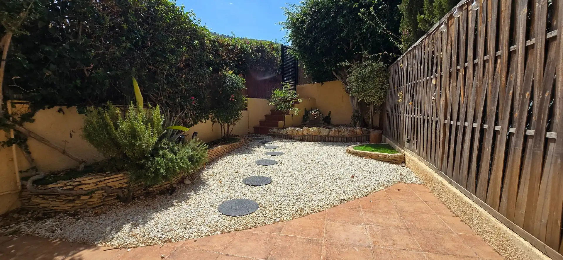 Terraza de Casa adosada en venta en L'Alfàs del Pi con Aire acondicionado, Jardín privado y Piscina