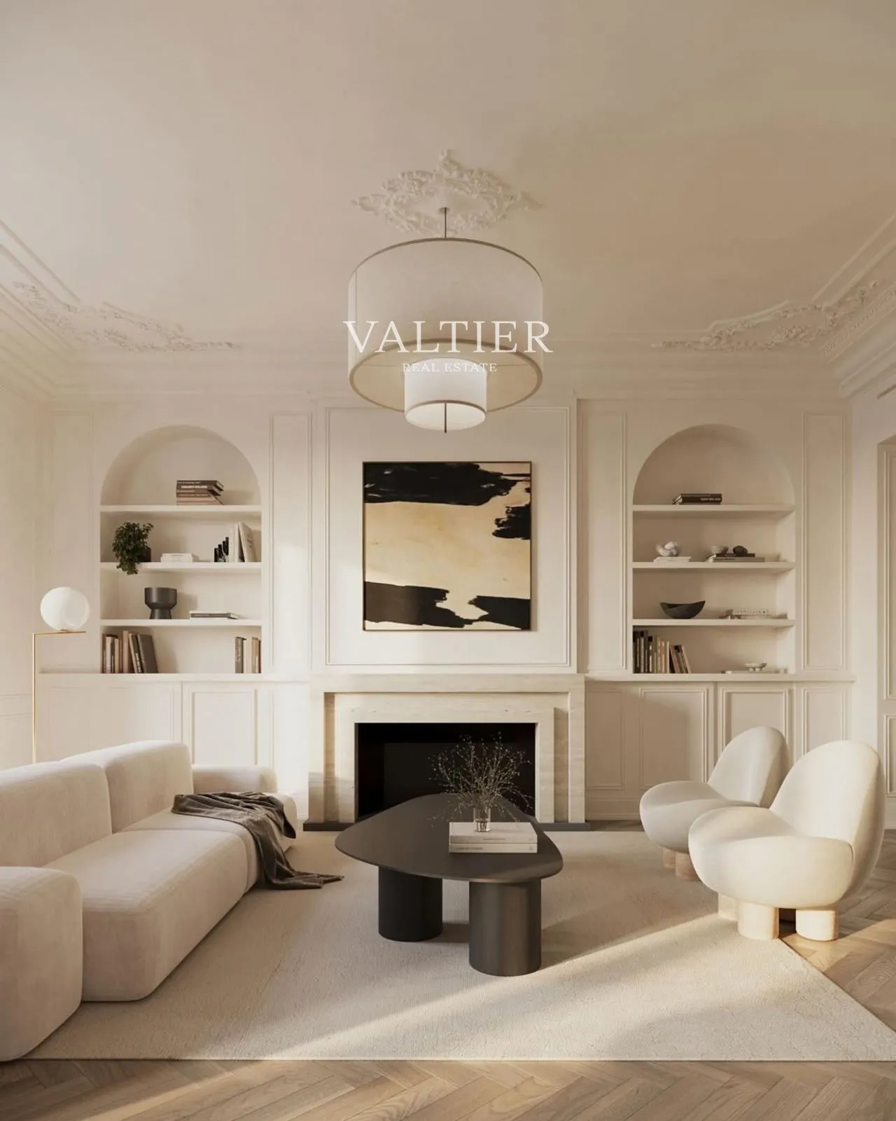 Sala d'estar de Pis en venda en  Madrid Capital amb Moblat