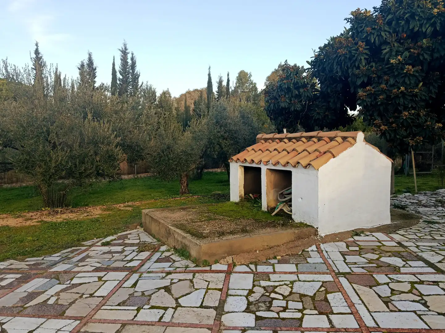 Garten von Country house zum Verkauf in Hinojos mit Privatgarten, Terrasse und Schwimmbad