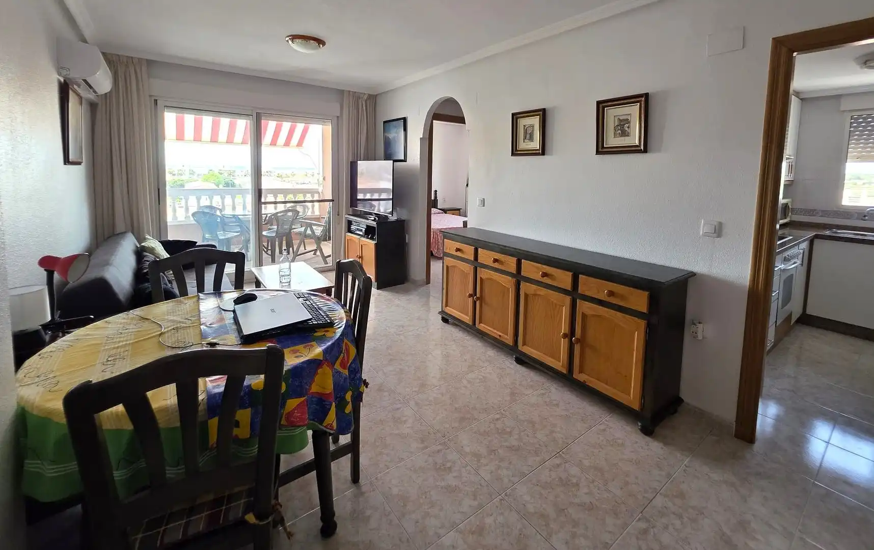 Esszimmer von Wohnungen zum Verkauf in Santa Pola mit Klimaanlage, Terrasse und Möbliert