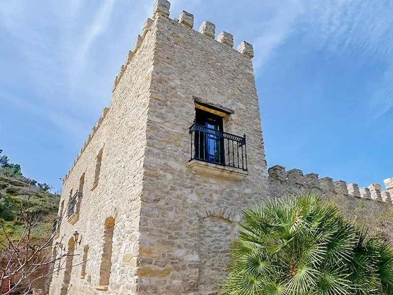 Vista exterior de Finca rústica en venta en Relleu con Aire acondicionado, Jardín privado y Terraza