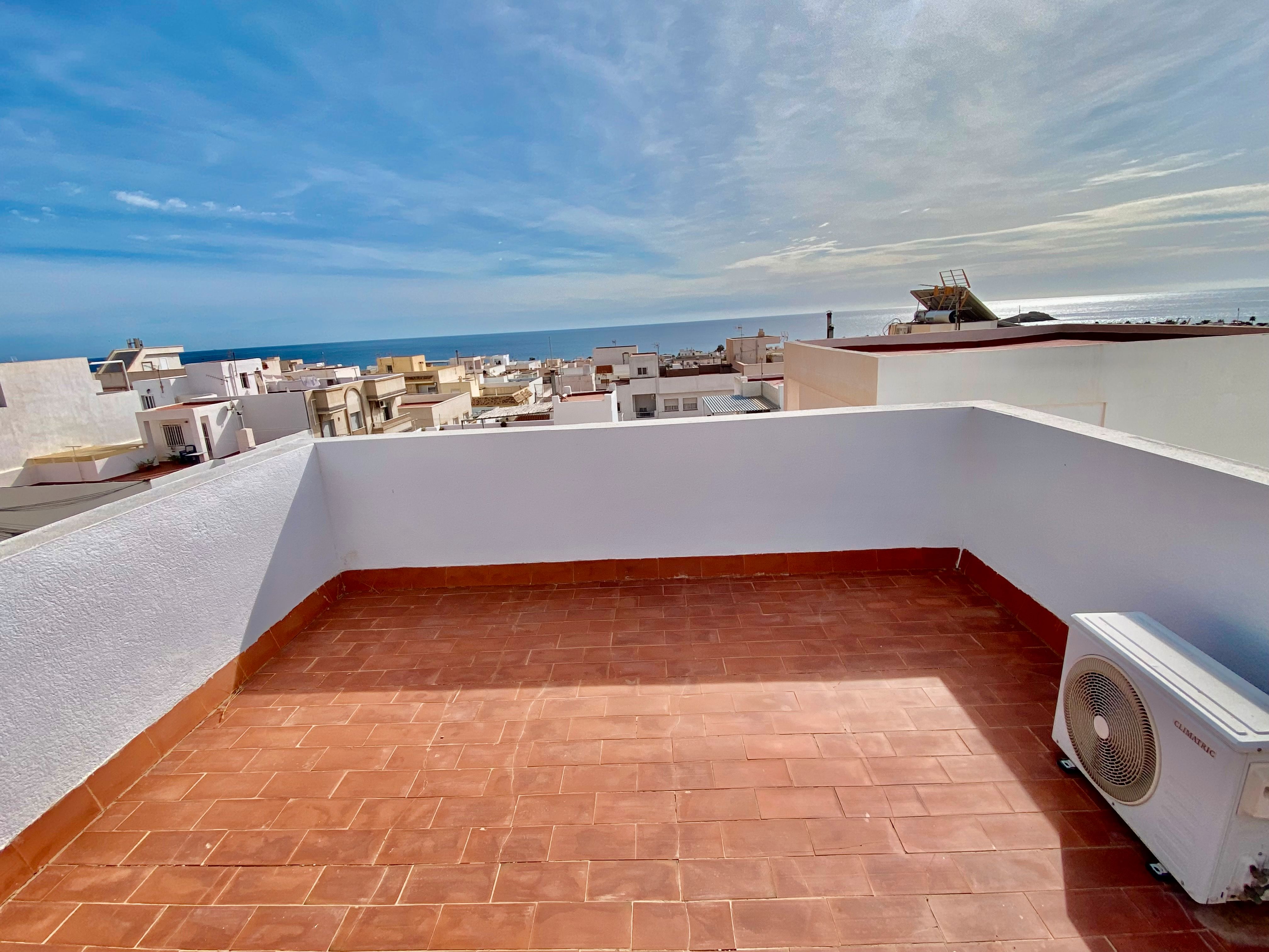 Terrace of Apartment for sale in Carboneras  with Air Conditioner, Heating and Furnished