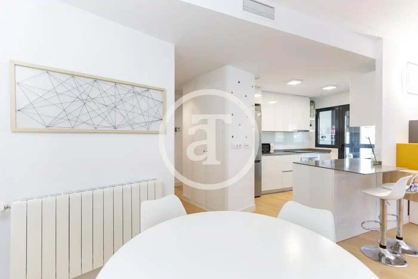 Cuina de Pis de lloguer en Alcorcón amb Calefacció, Moblat i Forn