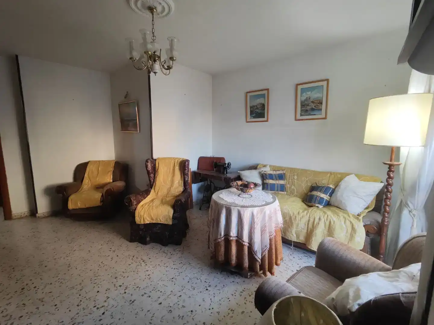 Wohnzimmer von Wohnung zum Verkauf in Ronda mit Klimaanlage und Balkon