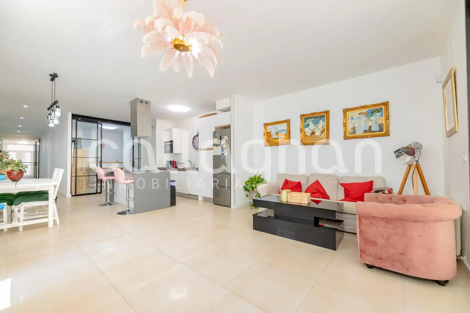 Sala d'estar de Planta baixa en venda en Valencia amb Aire condicionat, Calefacció i Jardí privat