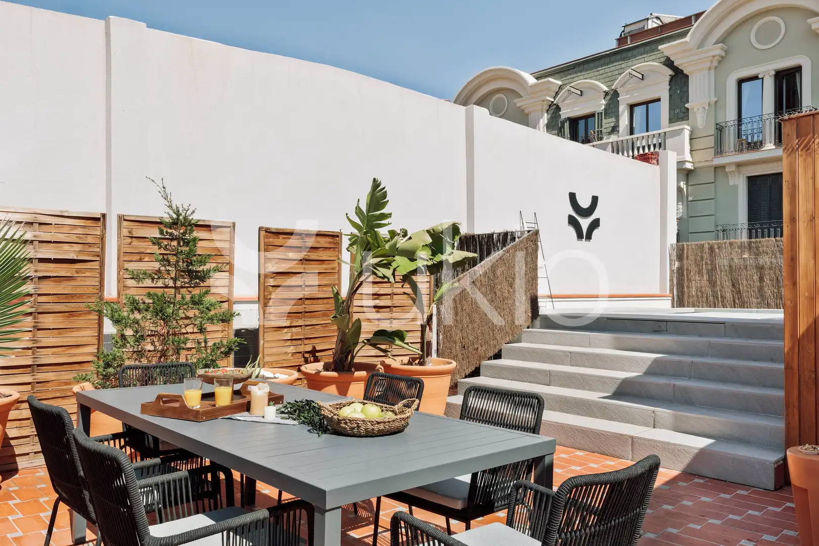 Terrassa de Apartament de lloguer en Barcelona amb Aire condicionat, Calefacció i Moblat