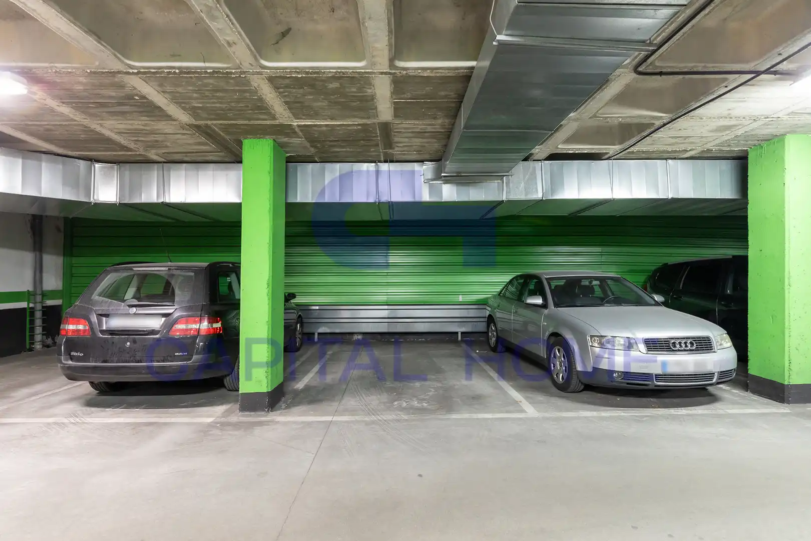 Parking of Flat for sale in Móstoles  with Heating, Terrace and Furnished