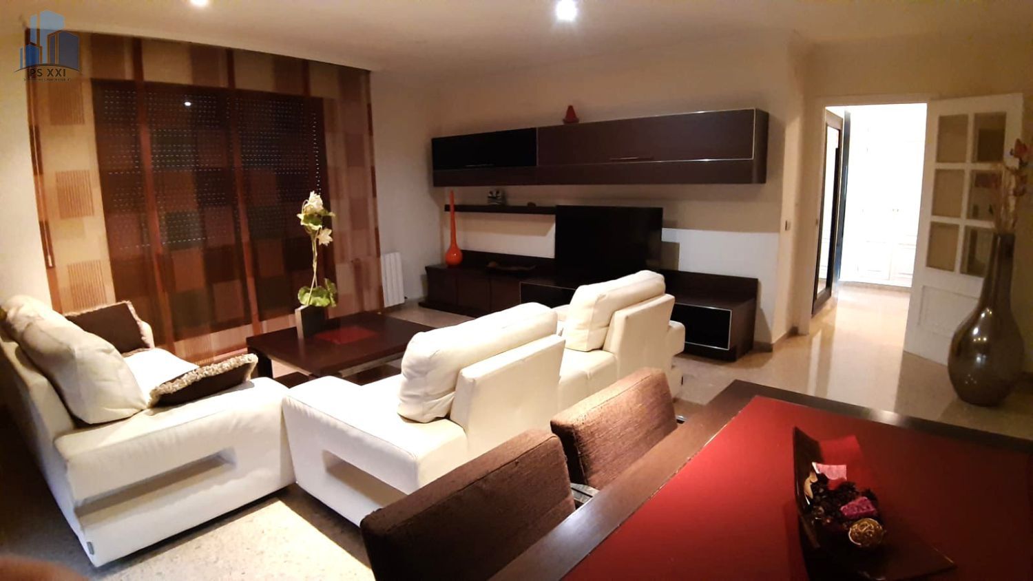 Sala d'estar de Pis de lloguer en Castellón de la Plana / Castelló de la Plana amb Aire condicionat, Calefacció i Moblat