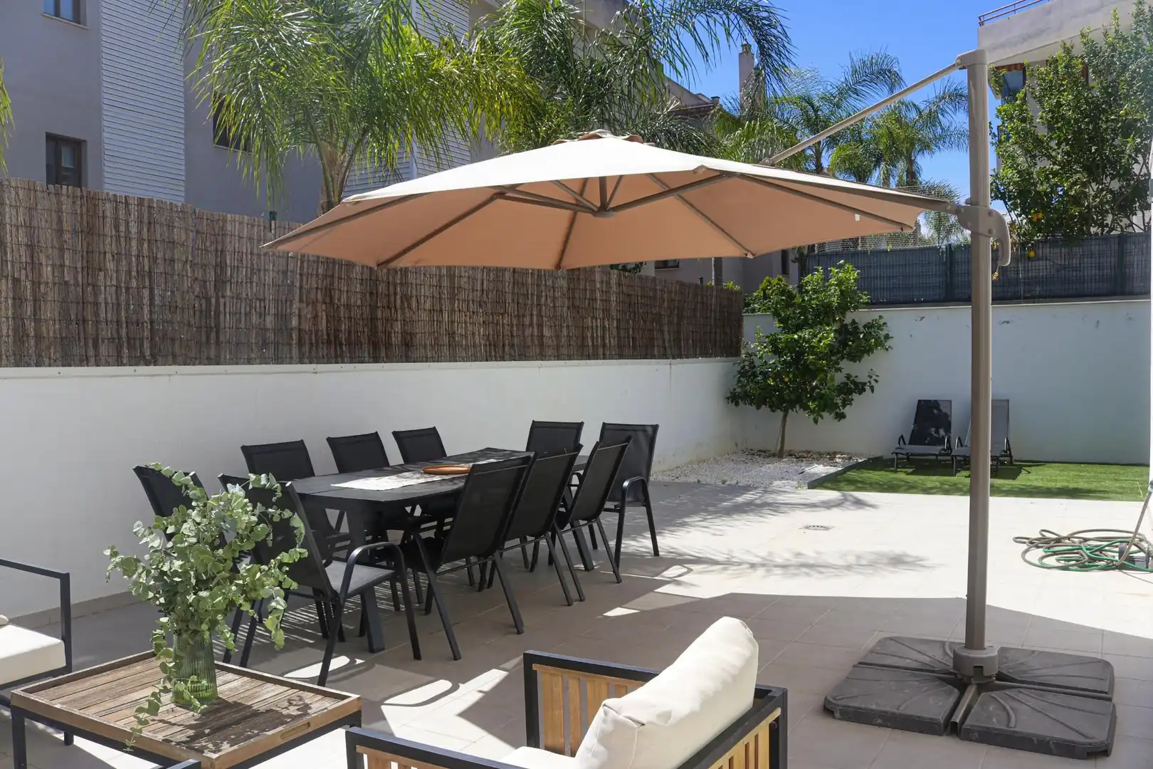 Terraza de Planta baja en venta en Mijas con Aire acondicionado, Jardín privado y Terraza