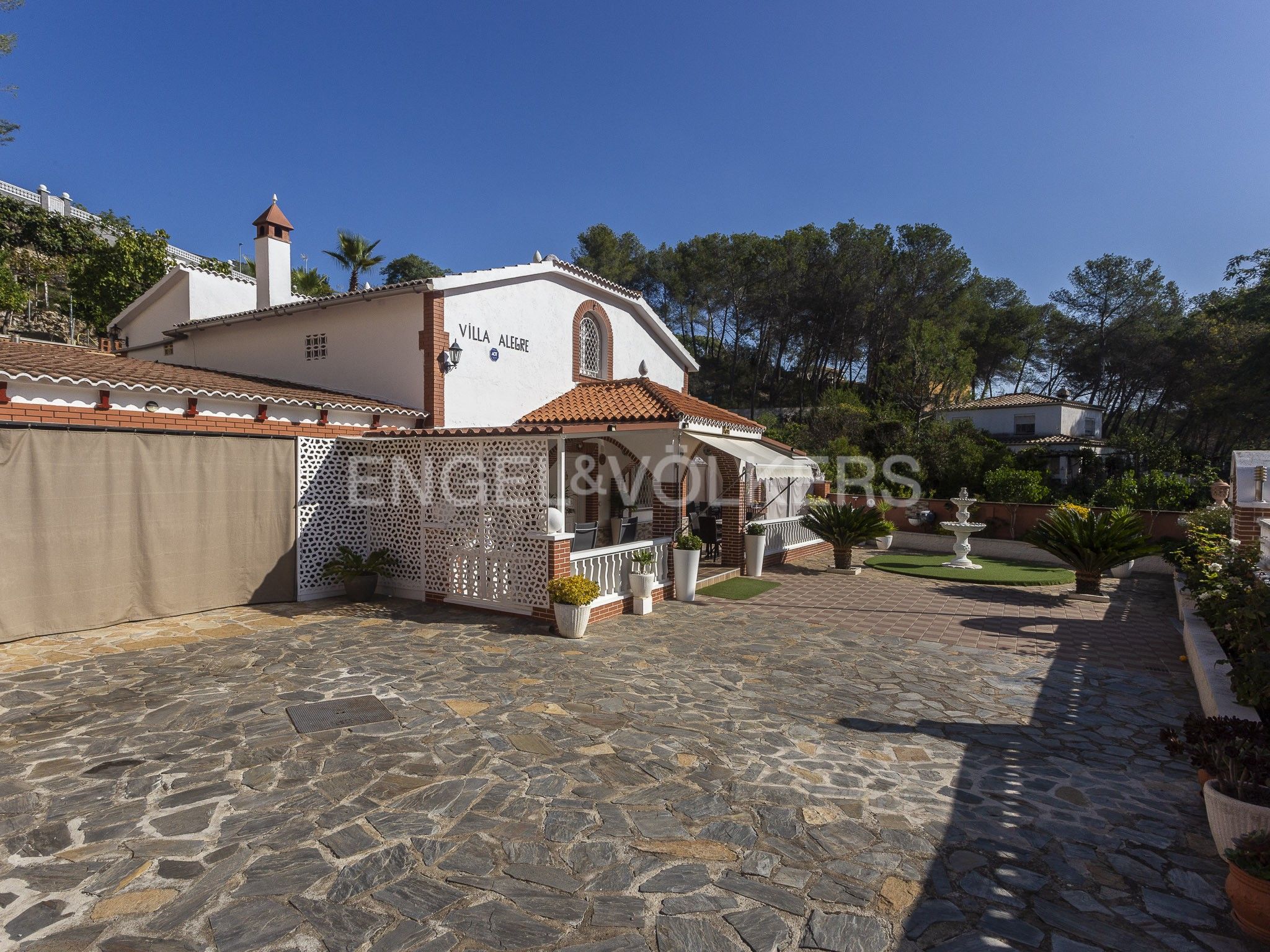 Exterior view of House or chalet for sale in Sant Pere de Ribes  with Air Conditioner, Heating and Private garden