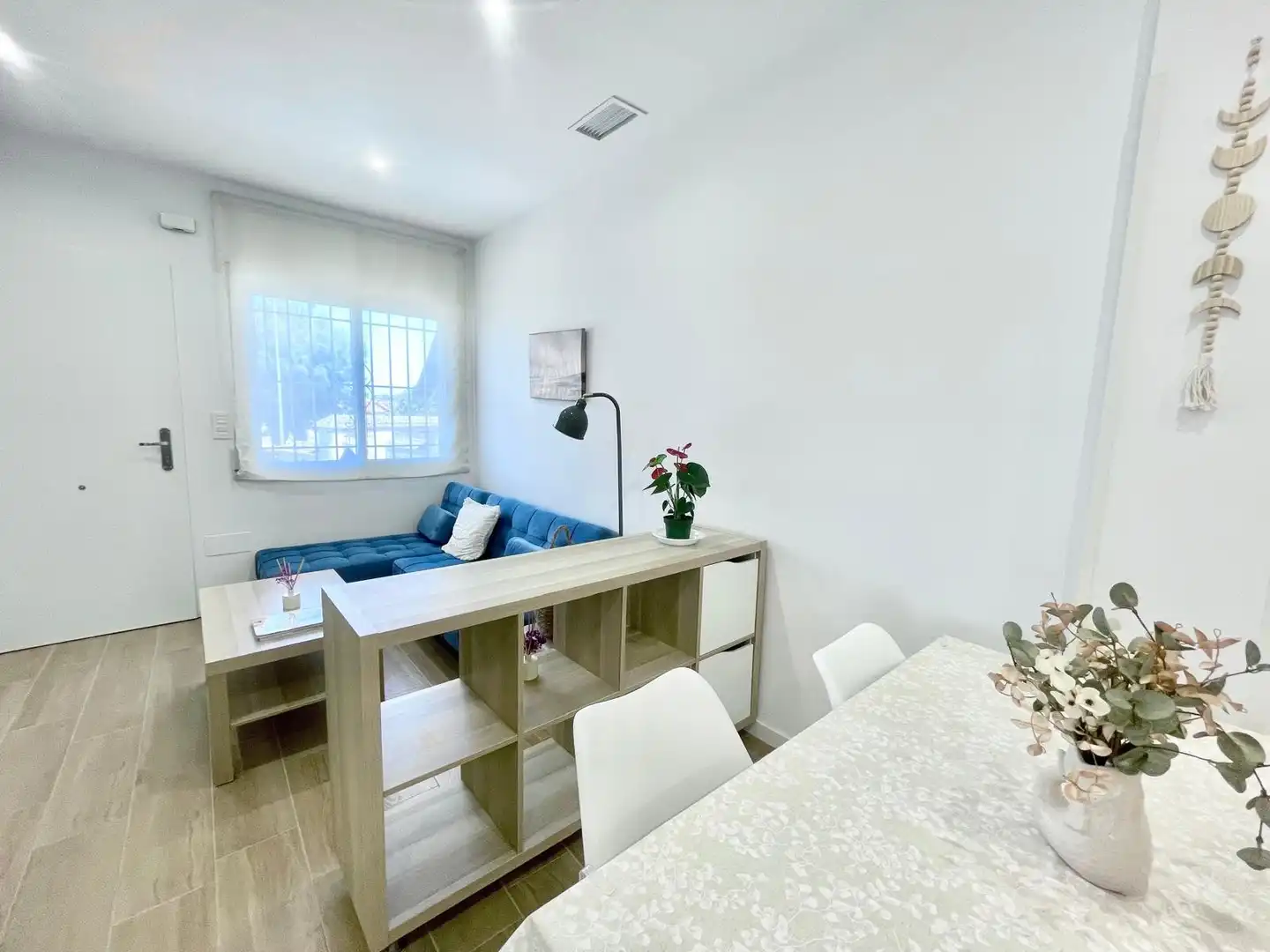 Sala d'estar de Casa o xalet de lloguer en San Javier amb Aire condicionat, Moblat i Rentadora
