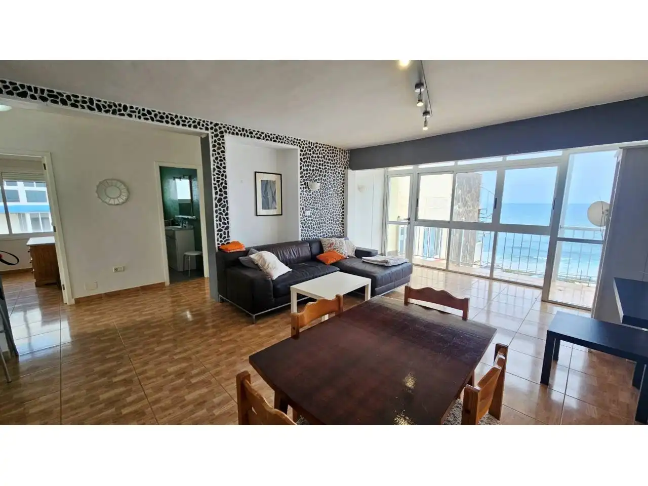 Sala de estar de Apartamento de alquiler en San Cristóbal de la Laguna con Terraza, Amueblado y Balcón