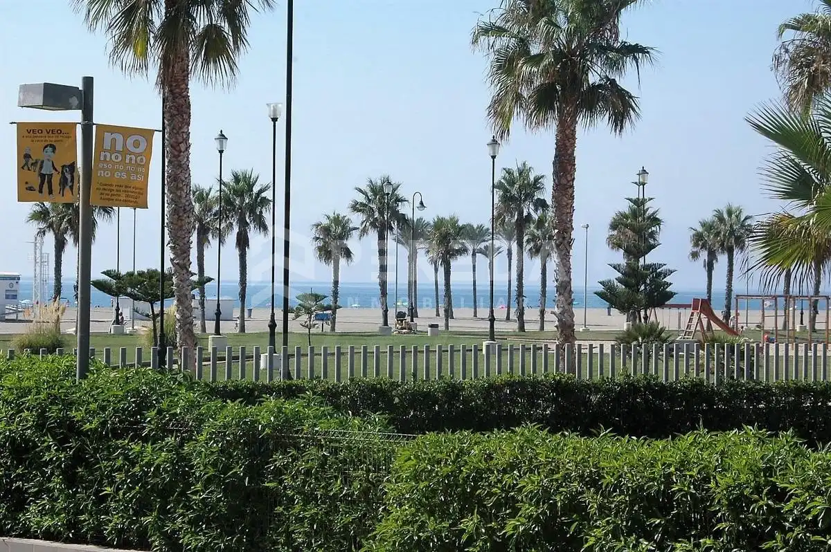 Exterior view of Ground floor for sale in Roquetas de Mar  with Air Conditioner, Private garden and Terrace