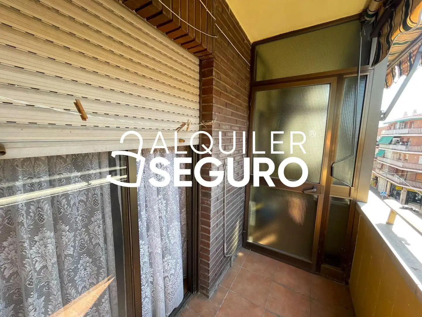 Balcony of Flat for rent in Madrid  with Heating and Terrace