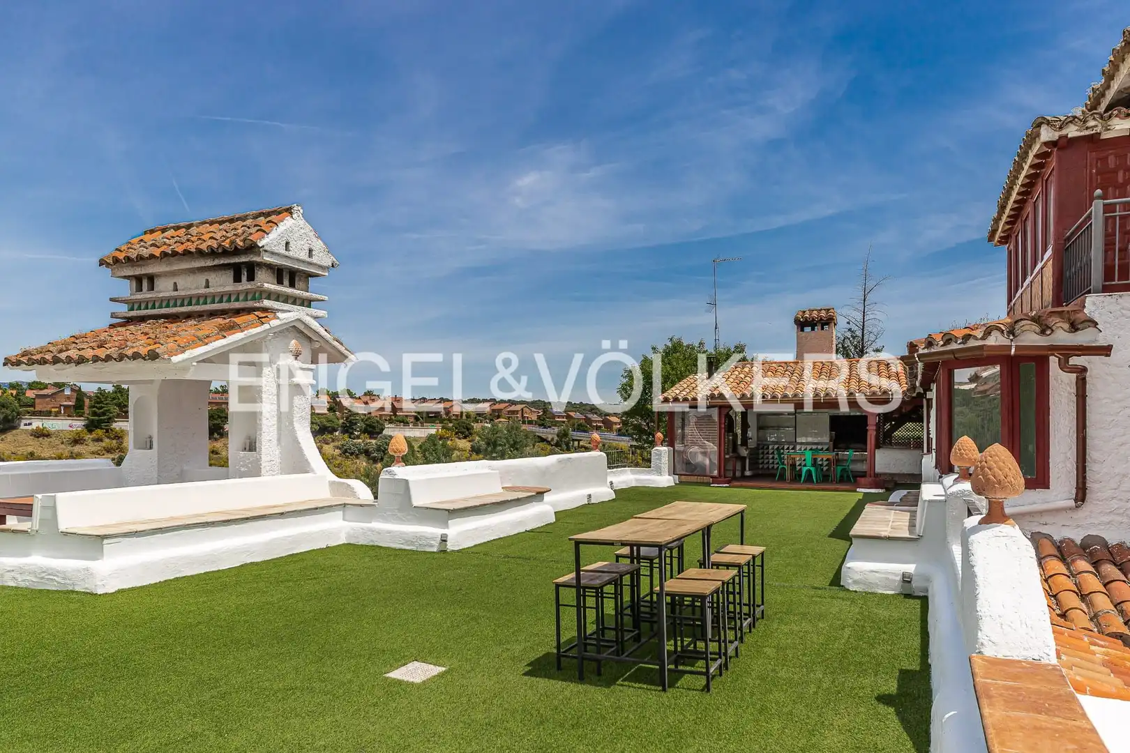Terraza de Casa o chalet de alquiler en Las Rozas de Madrid con Calefacción, Jardín privado y Terraza