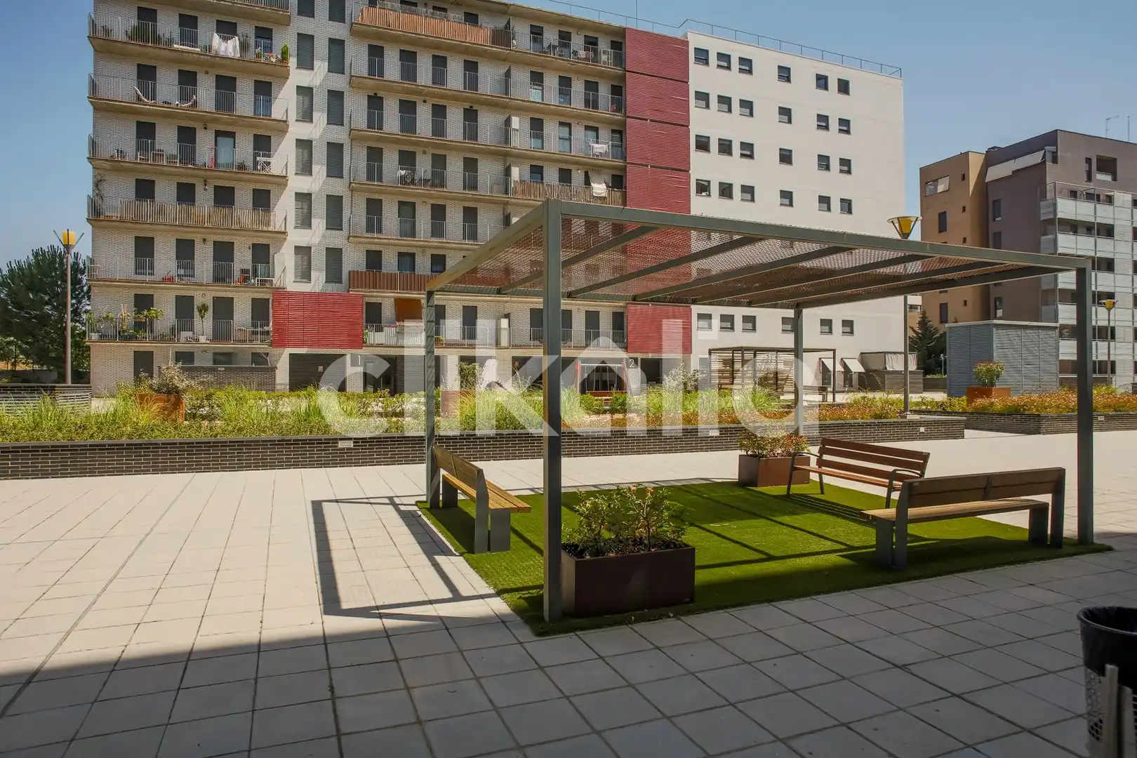 Terrasse von Wohnung zum Verkauf in Tres Cantos mit Heizung, Privatgarten und Terrasse