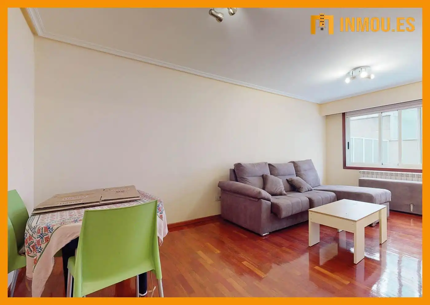 Living room of Flat for sale in Celanova  with Heating, Parquet flooring and Terrace