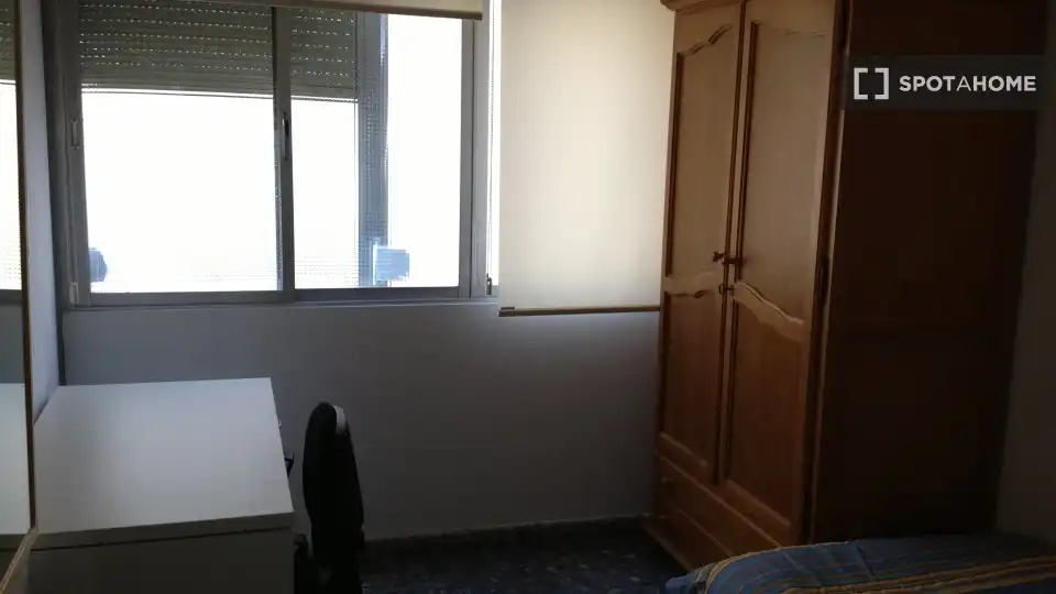 Habitación de Piso para compartir en Málaga con Aire acondicionado, Calefacción y Amueblado