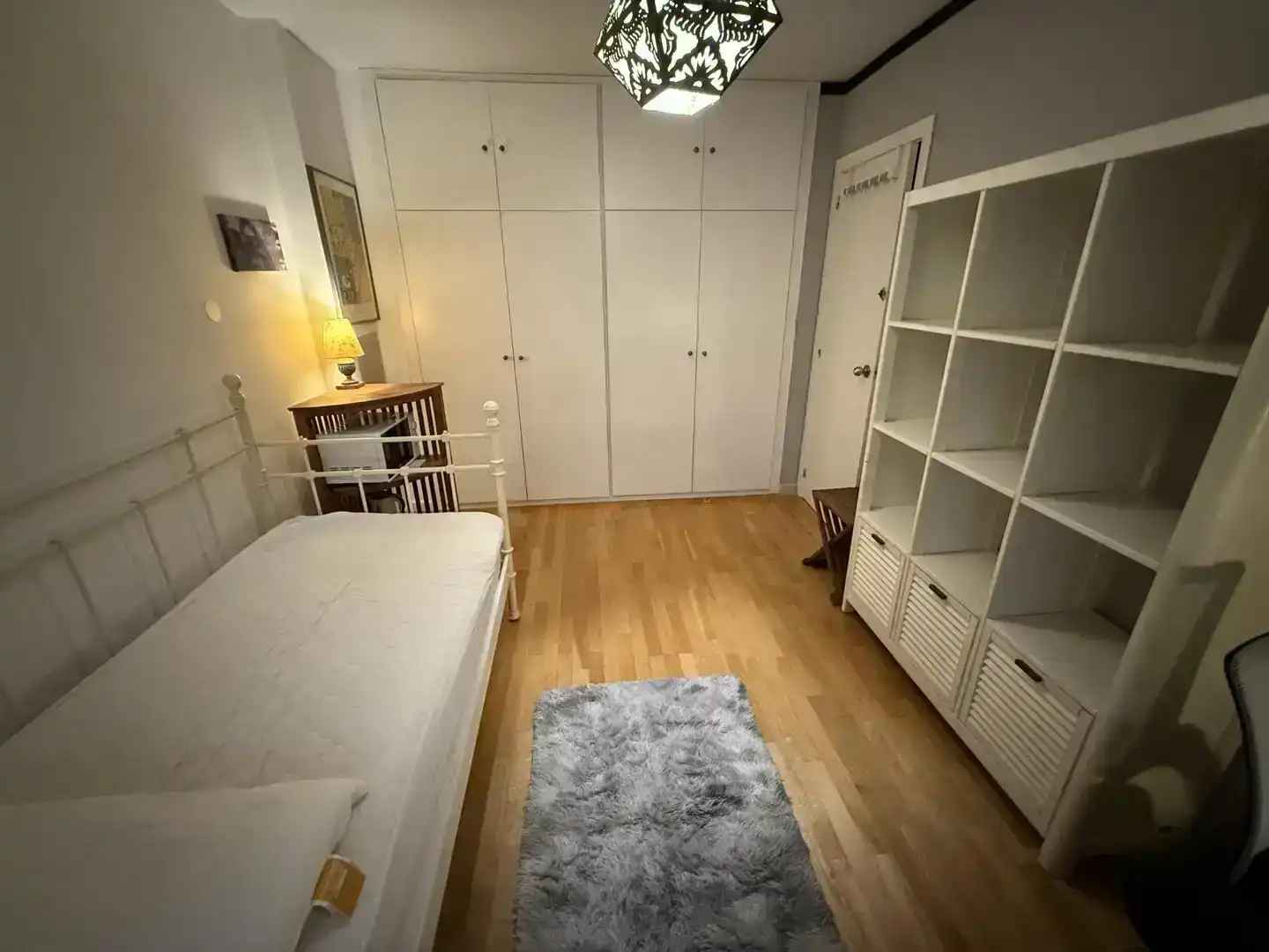 Schlafzimmer von Wohnung zur Miete in Algete mit Parkett und Möbliert