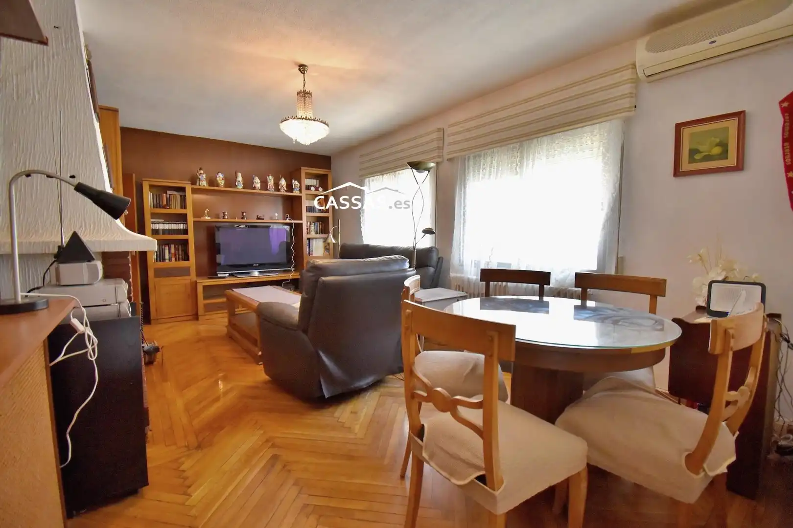 Sala d'estar de Pis en venda en Torrejón de Ardoz amb Aire condicionat, Calefacció i Jardí privat