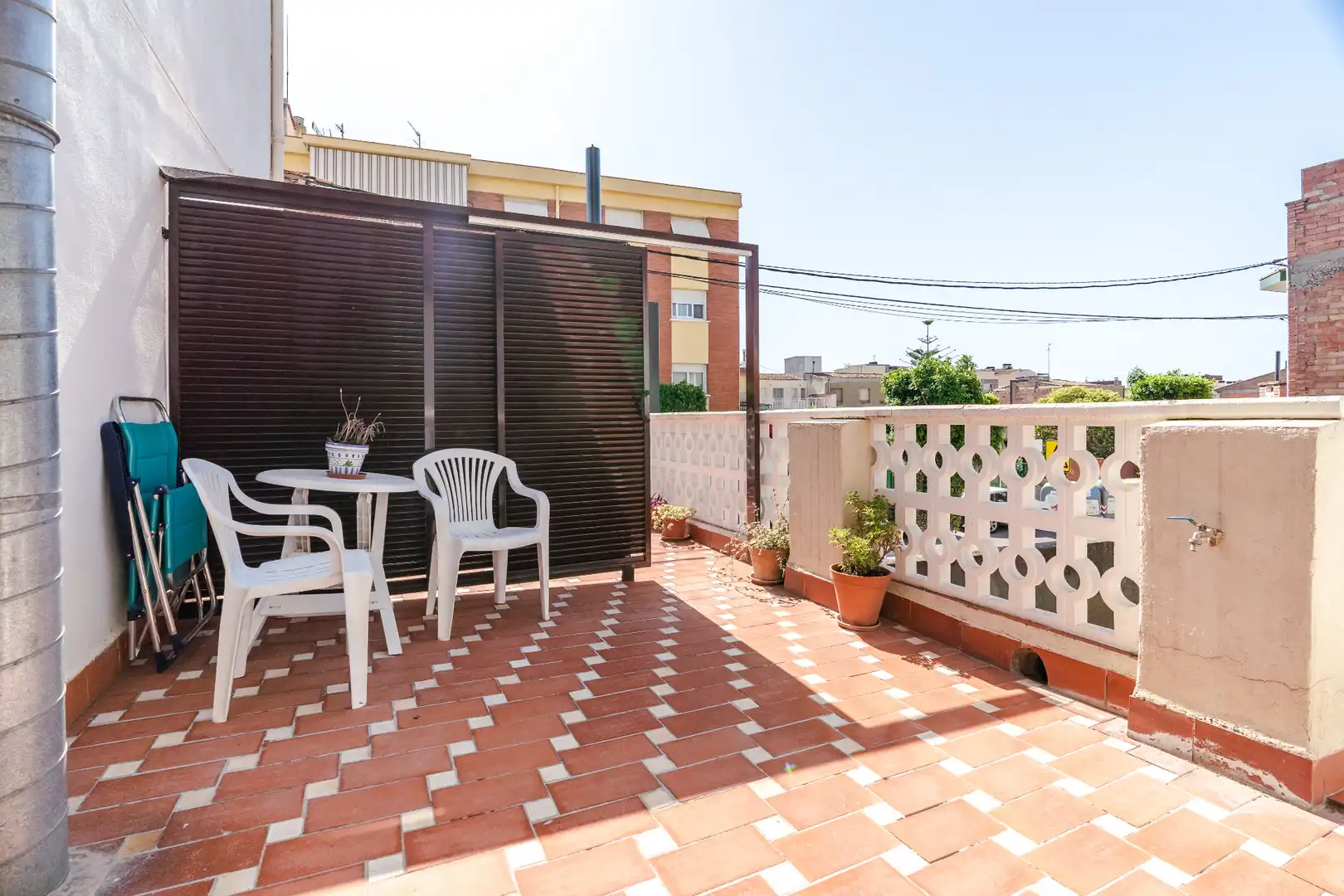 Terrasse von Haus oder Chalet zum Verkauf in La Pobla de Mafumet mit Klimaanlage, Heizung und Privatgarten