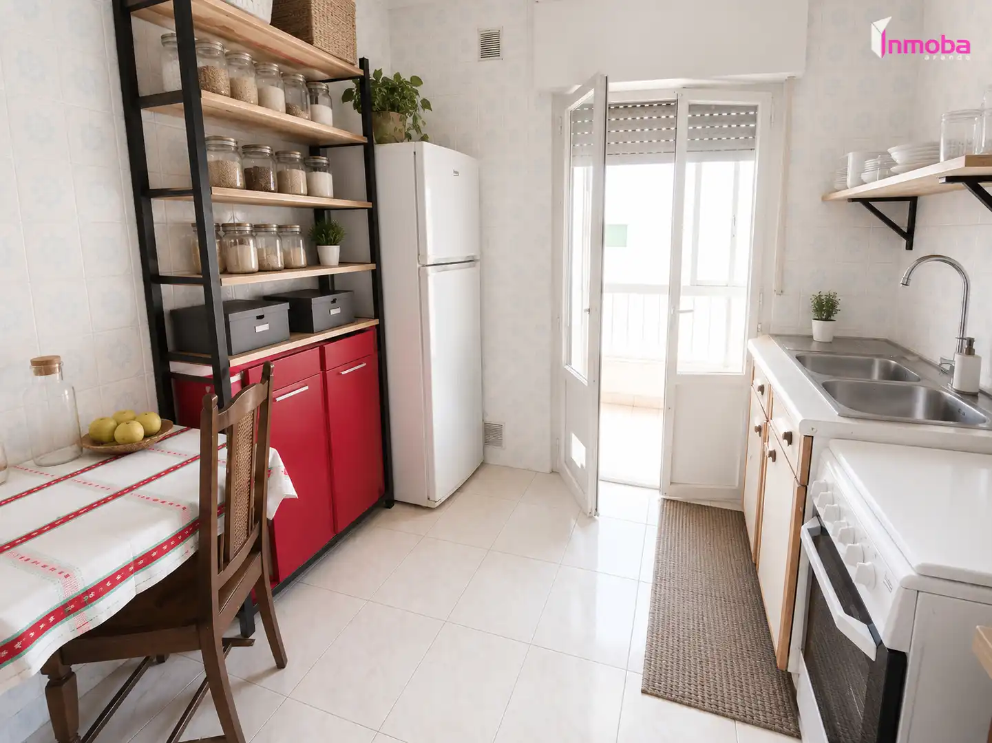 Küche von Wohnung zum Verkauf in Aranda de Duero mit Heizung, Terrasse und Abstellraum