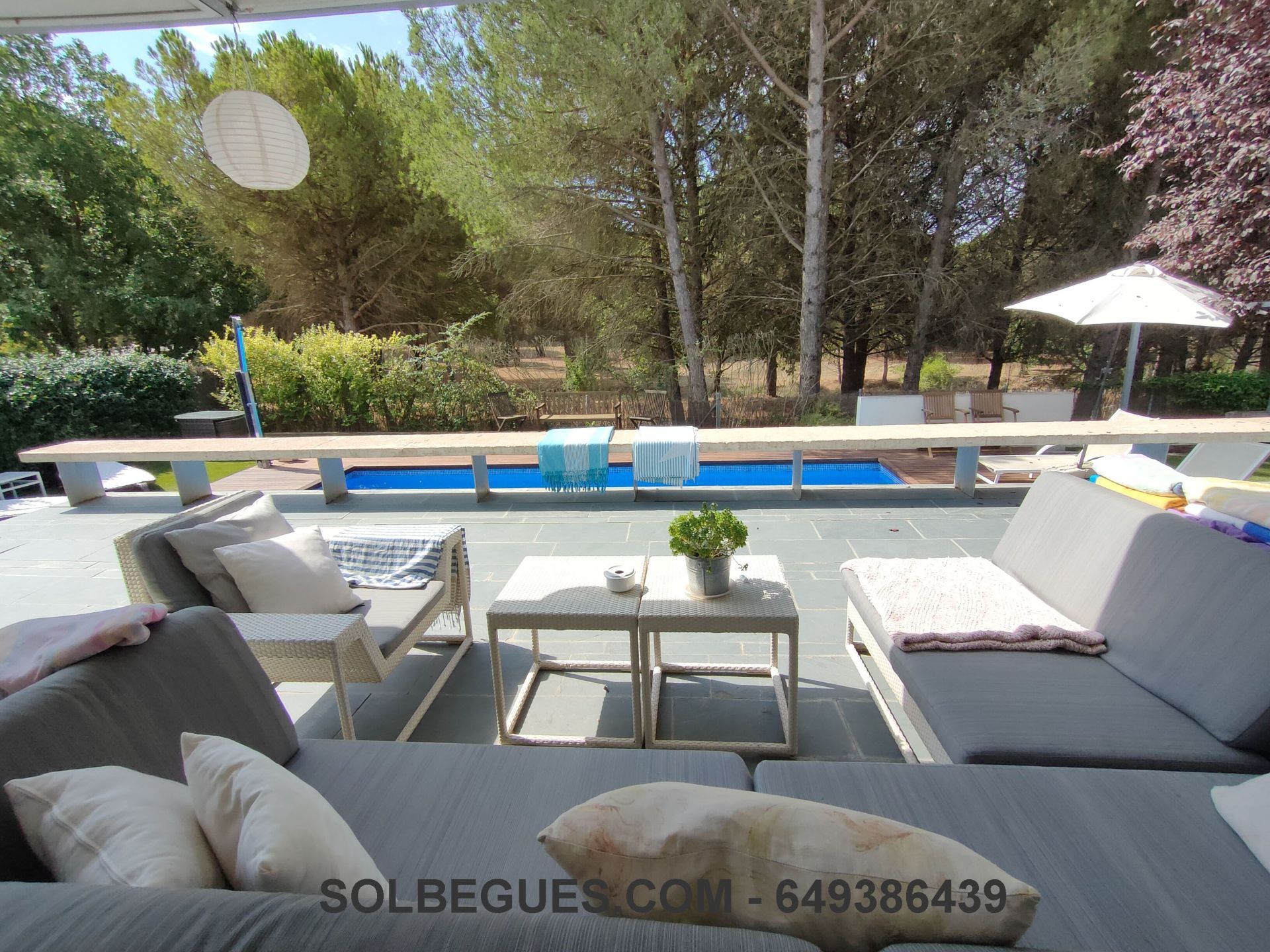 Jardín de Casa o chalet en venta en Begues con Aire acondicionado, Calefacción y Jardín privado