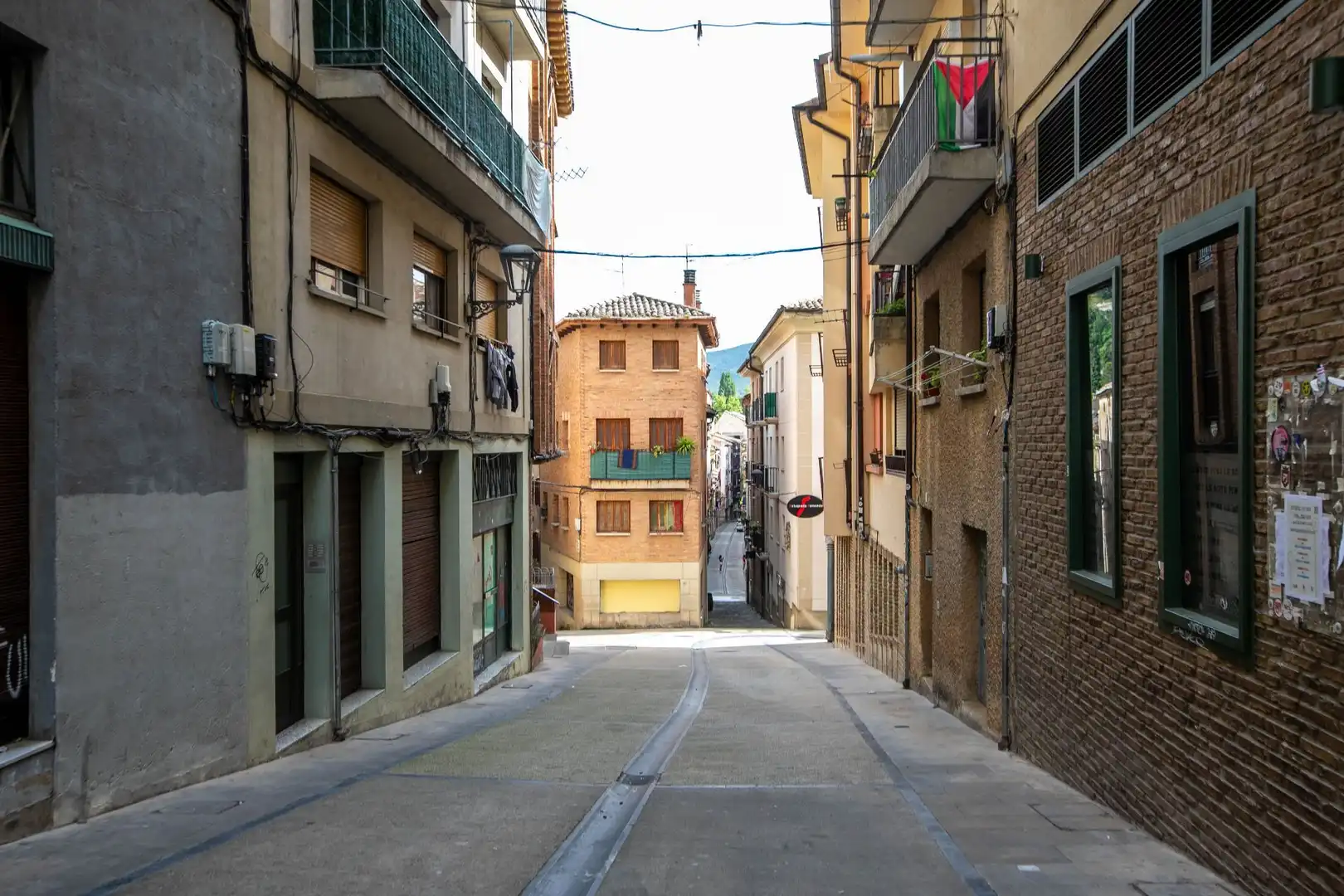 Außenansicht von Wohnung zum Verkauf in Estella / Lizarra mit Heizung, Terrasse und Möbliert