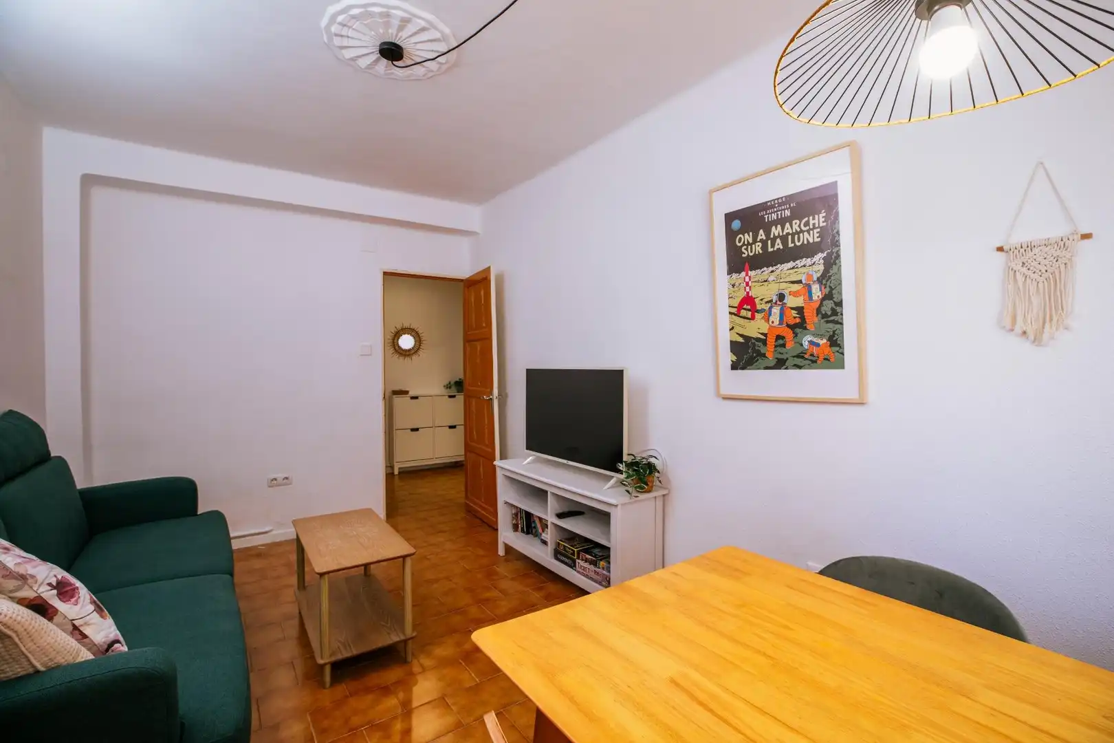 Wohnzimmer von Wohnung zum Verkauf in Sabiñánigo mit Heizung, Abstellraum und Möbliert