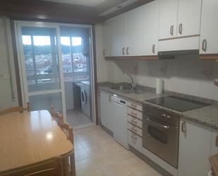 Kitchen of Flat to rent in Ourense Capital   with Heating, Furnished and Washing machine