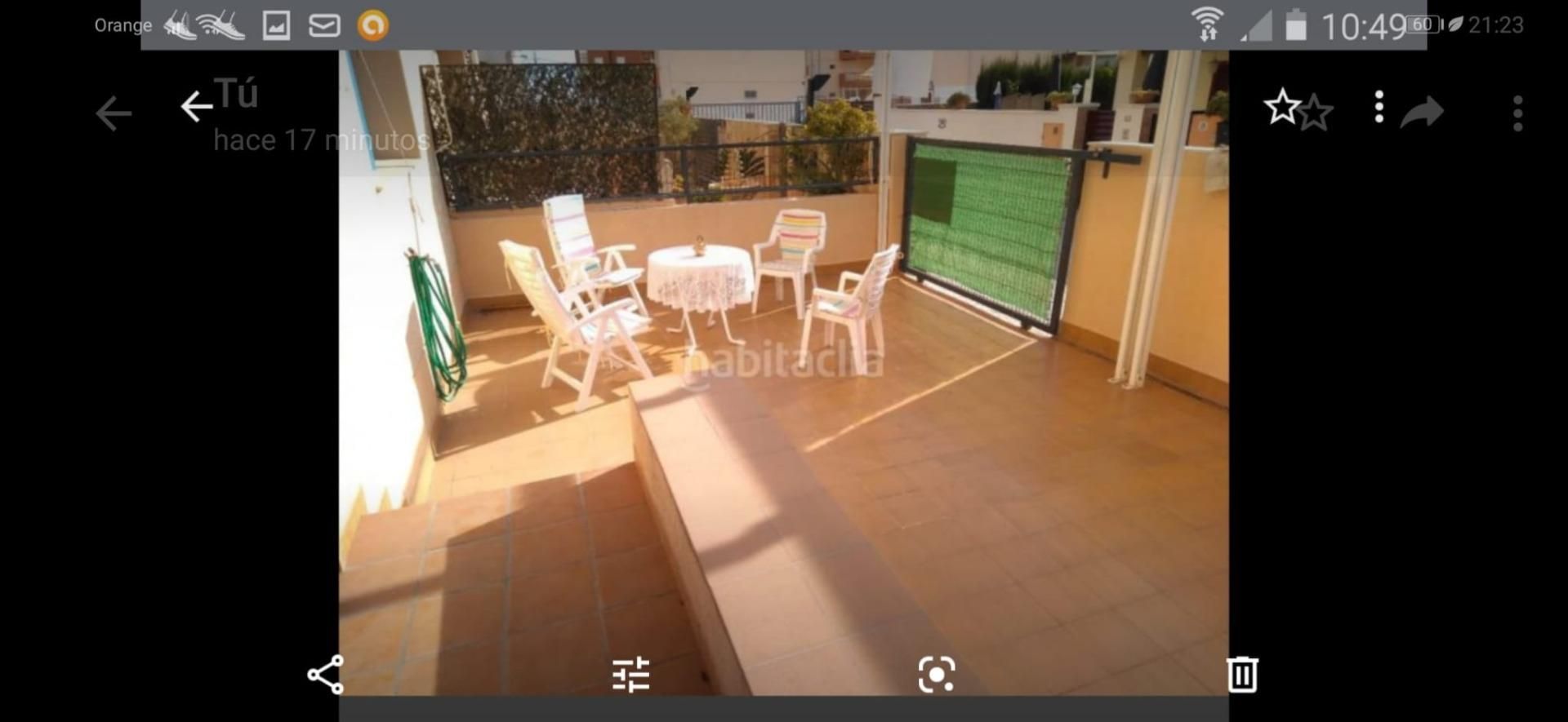 Terrassa de Pis de lloguer en Sagunto / Sagunt amb Aire condicionat, Jardí privat i Terrassa