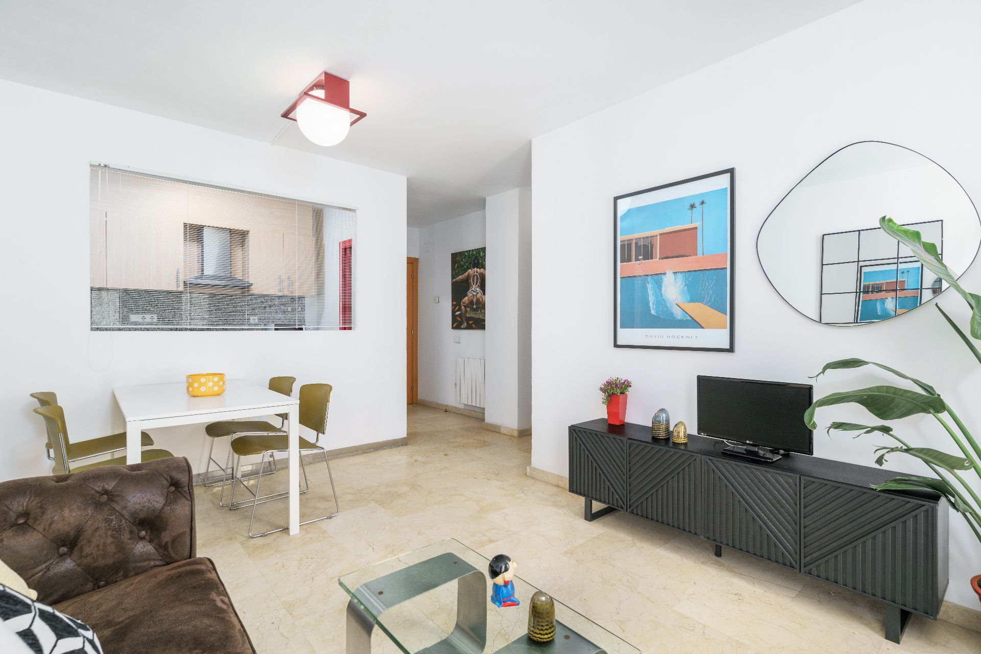 Living room of Flat for sale in  Barcelona Capital  with Heating, Private garden and Balcony
