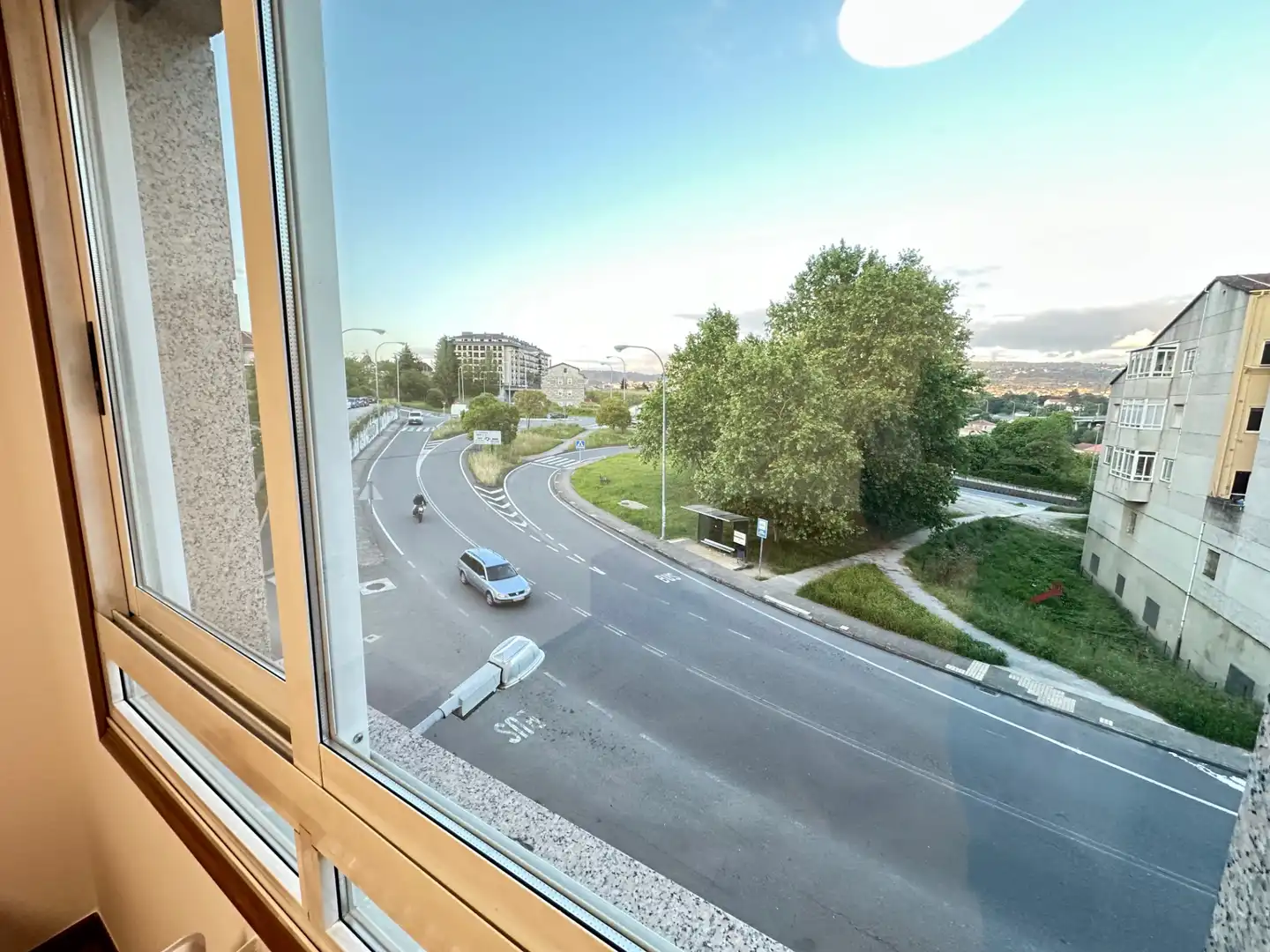 Exterior view of Flat for sale in Ourense Capital   with Heating, Parquet flooring and Storage room