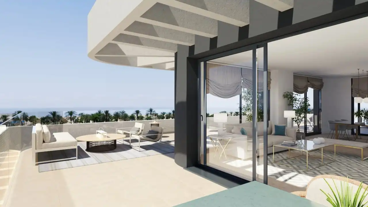 Apartament amb terrassa en venda a Los Álamos