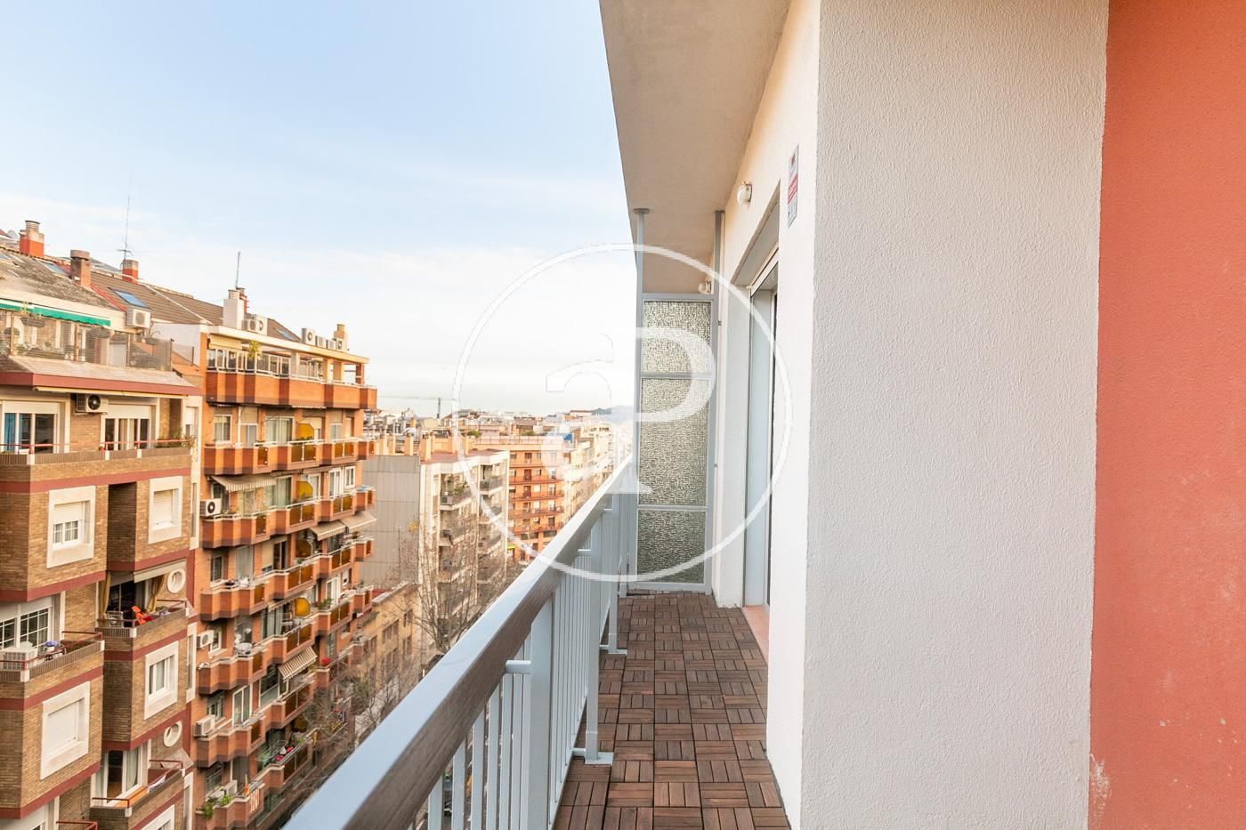 Balcony of Flat to rent in  Barcelona Capital  with Air Conditioner, Heating and Terrace