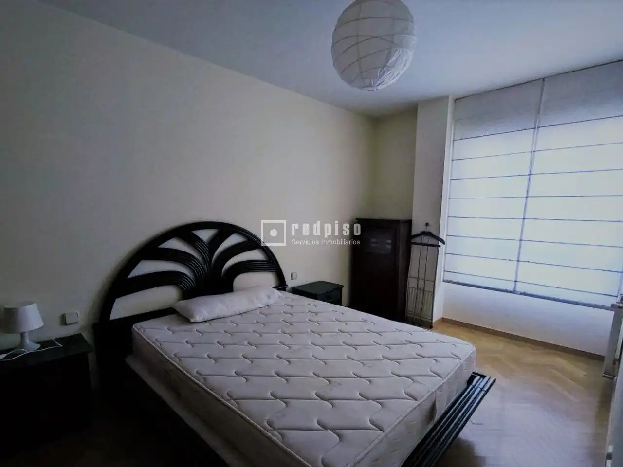 Bedroom of Flat for rent in Madrid  with Heating, Private garden and Parquet flooring