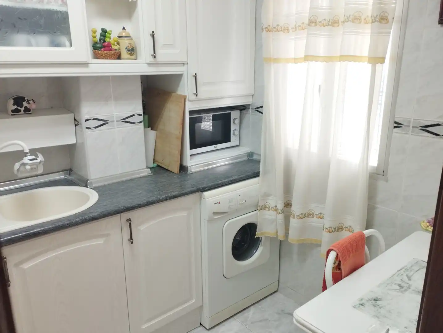Küche von Wohnung zum Verkauf in Zaragoza mit Heizung, Terrasse und Möbliert