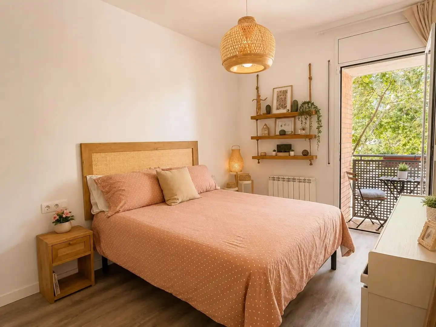 Bedroom of Flat for sale in Sabadell  with Air Conditioner, Heating and Parquet flooring