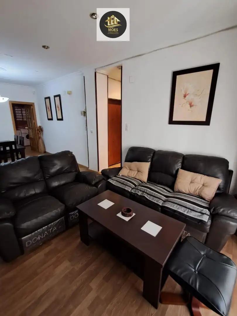 Living room of Flat for sale in Linares  with Air Conditioner, Terrace and Furnished