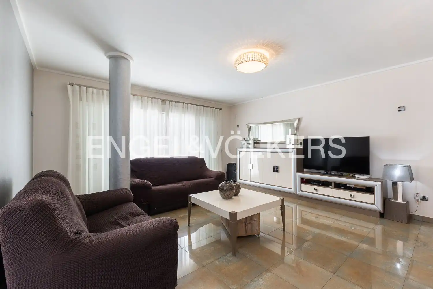Living room of Houses for sale in Villanueva de Castellón  with Air Conditioner, Heating and Terrace