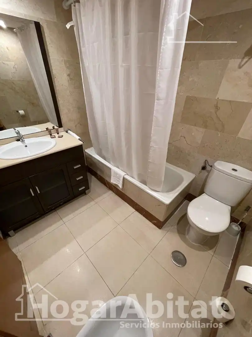 Bathroom of Flat for sale in Vera  with Air Conditioner, Private garden and Terrace