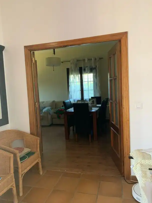 Menjador de Casa o xalet en venda en Hinojos amb Aire condicionat, Calefacció i Jardí privat