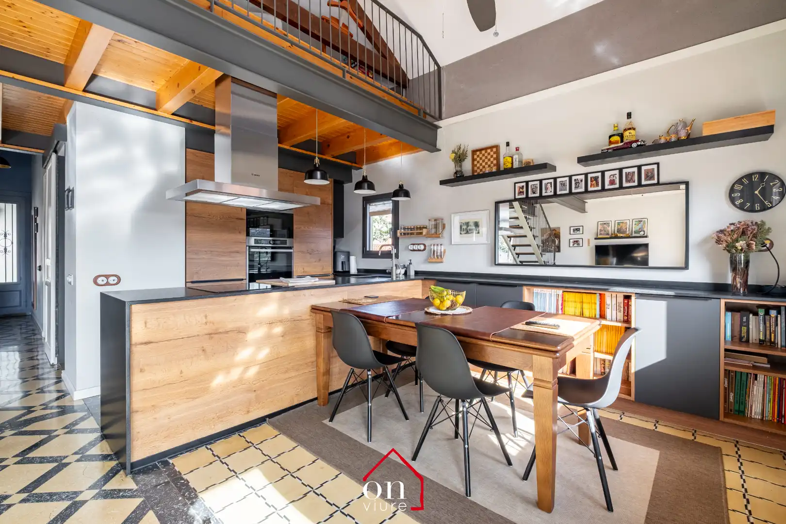 Kitchen of Houses for sale in Sant Cugat del Vallès  with Air Conditioner, Heating and Private garden