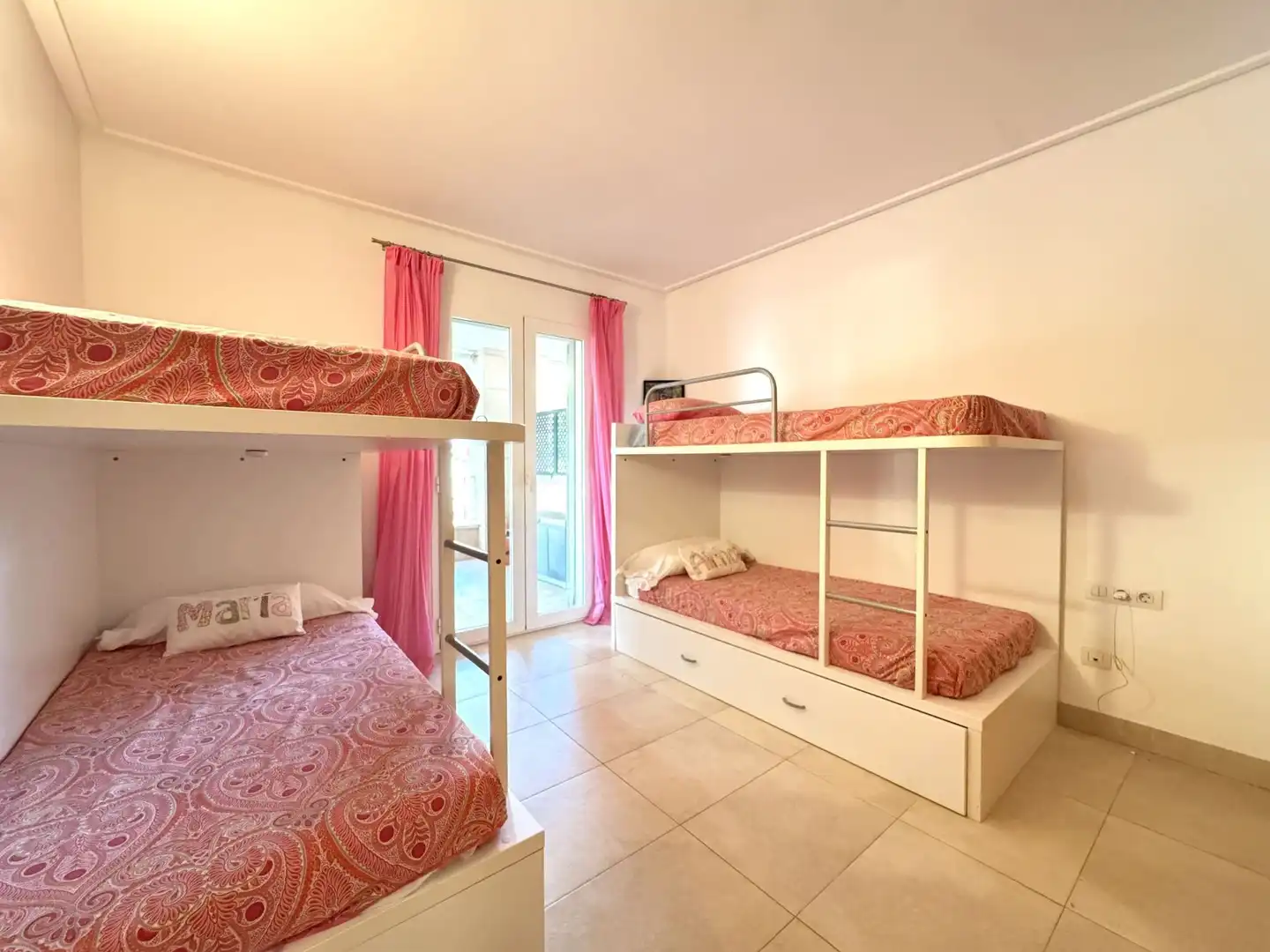 Schlafzimmer von Wohnungen zur Miete in Llucmajor mit Klimaanlage, Heizung und Terrasse