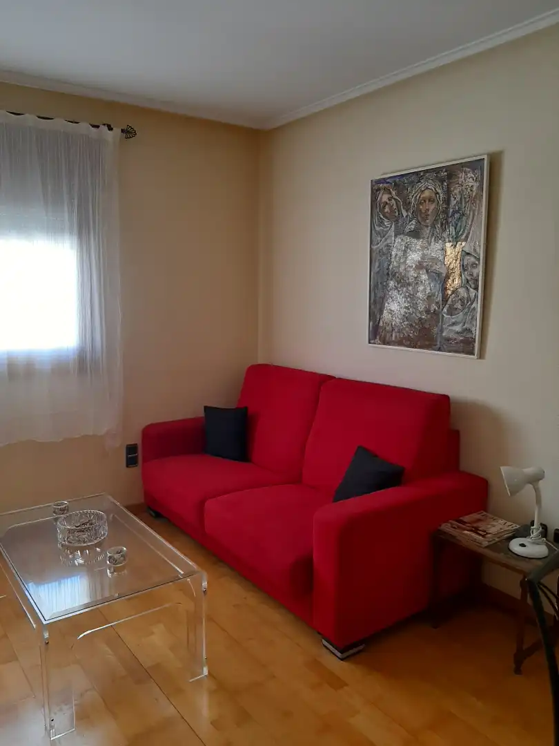 Sala d'estar de Pis de lloguer en Zaragoza amb Aire condicionat, Calefacció i Parquet