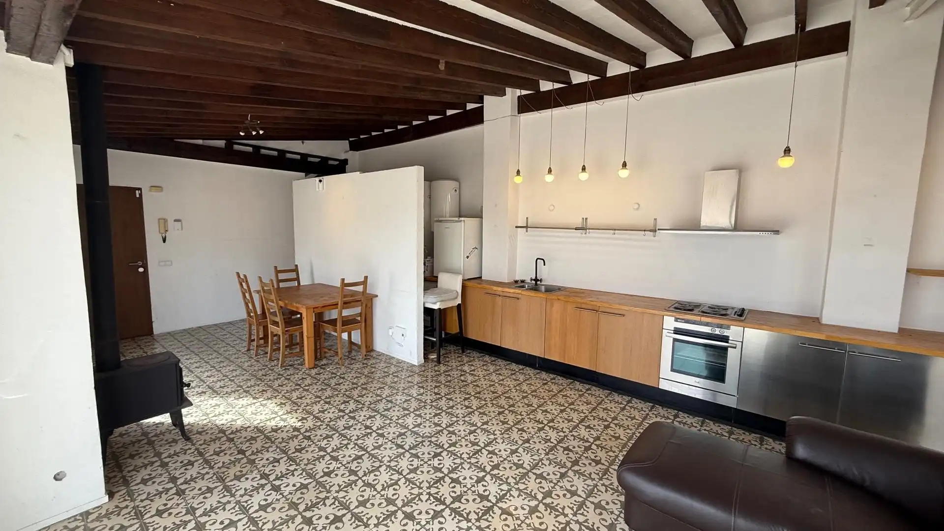 Küche von Dachboden zum Verkauf in  Palma de Mallorca mit Terrasse